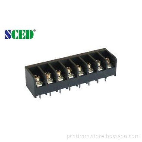 300V 15A Industrial Barrier Terminal Blocks With Right Angl